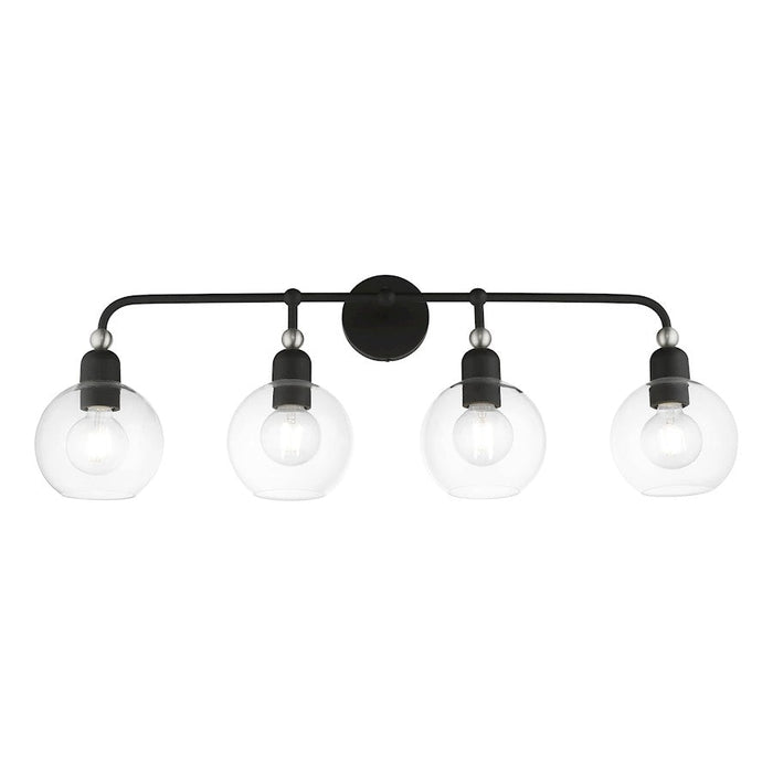 Livex Downtown 4 Light Large Sphere Vanity Sconce