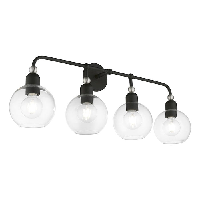 Livex Downtown 4 Light Large Sphere Vanity Sconce