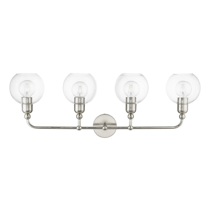 Livex Downtown 4 Light Large Sphere Vanity Sconce