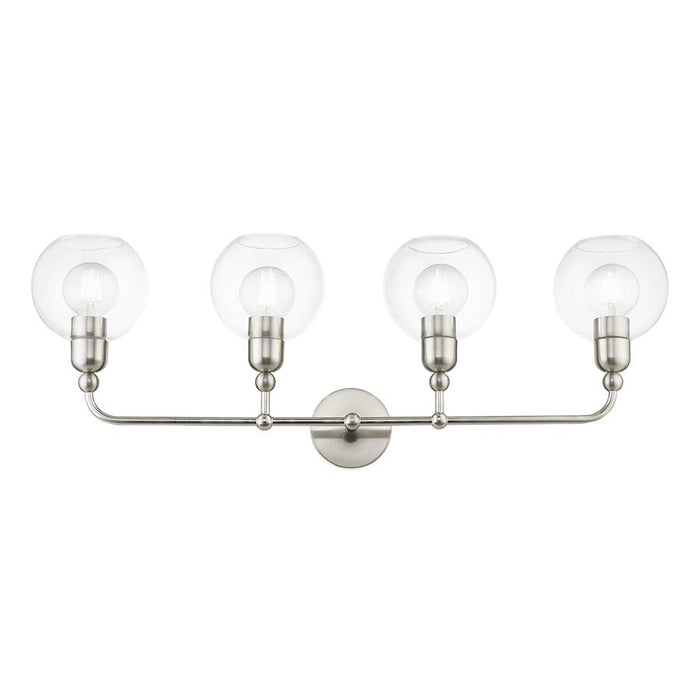 Livex Downtown 4 Light Large Sphere Vanity Sconce