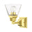 Livex Mission 1 Light Sconce, Polished Brass/Clear Glass - 17171-02