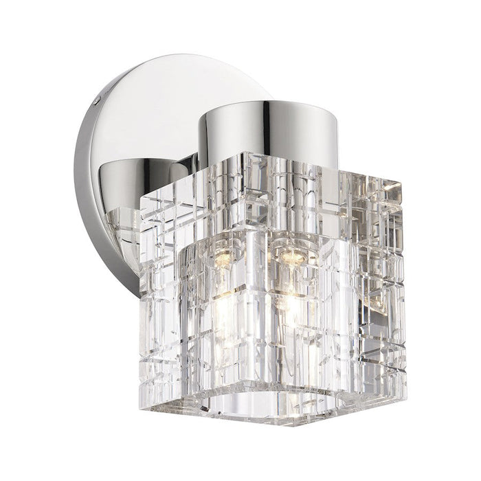 Livex Rotterdam 1 Light Crystal Single Sconce