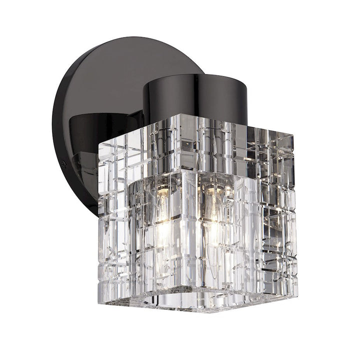 Livex Rotterdam 1 Light Crystal Single Sconce