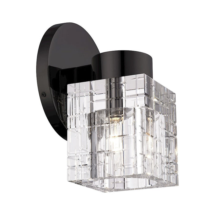 Livex Rotterdam 1 Light Crystal Single Sconce