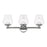 Livex Willow 3 Light Vanity Sconce, Polished Chrome/Clear - 17473-05