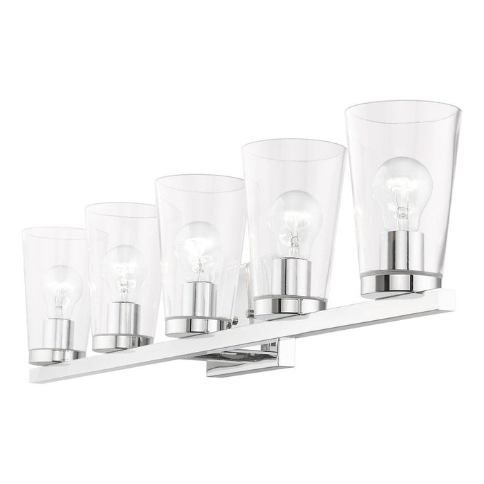 Livex Cityview 5 Light Extra Large Vanity Sconce