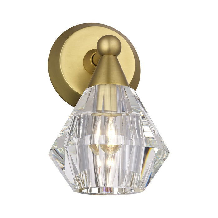 Livex Brussels 1 Light Crystal Single Sconce