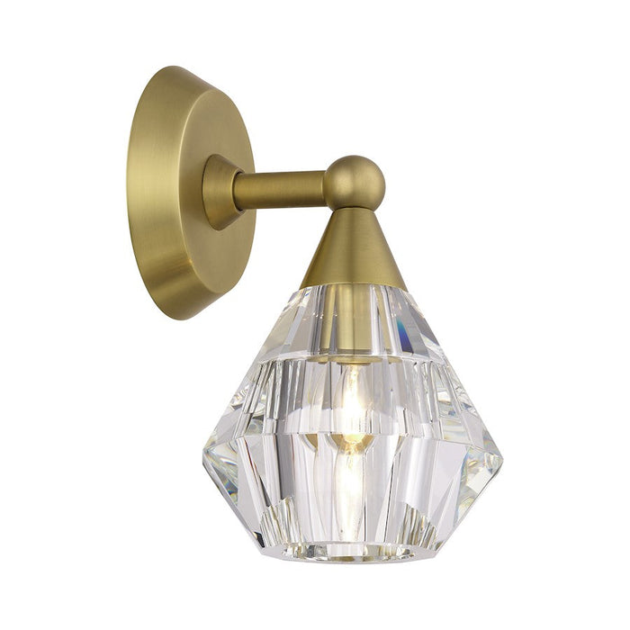 Livex Brussels 1 Light Crystal Single Sconce