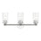 Livex Whittier 3 Light Vanity Sconce, Chrome/Hand Blown Clear - 18083-05