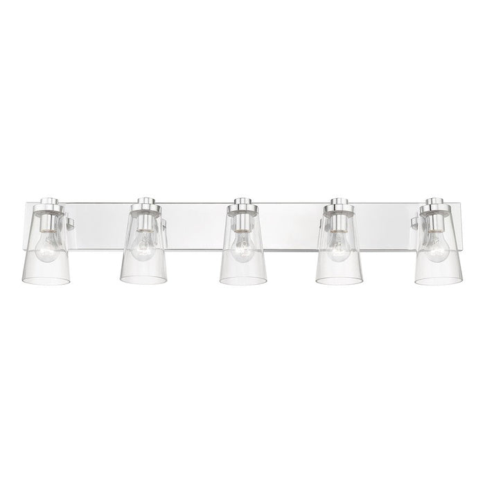 Livex Cityview 5 Light Extra Large Vanity Sconce