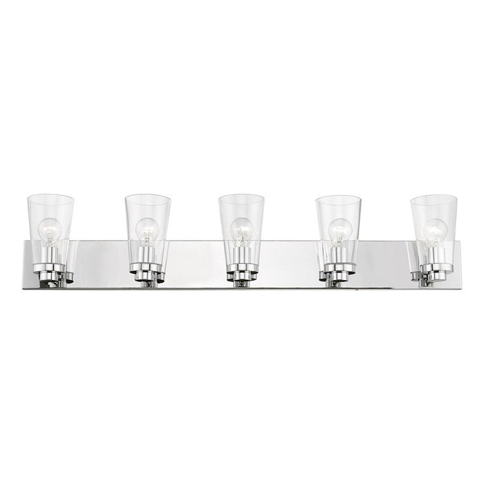 Livex Cityview 5 Light Extra Large Vanity Sconce