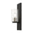 Livex Zurich 1 Light Wall Sconce, Black/Brushed Nickel/Clear Seeded