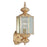 Livex Outdoor Basics 1 Light Wall Lantern, P Brass/Clear Beveled - 2006-02