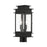 Livex Princeton 2 Light Outdoor Medium Post Lantern, Black/Chrome