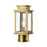 Livex Princeton 1 Light Outdoor Mini Post Lantern, Antique BS - 20201-01