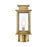 Livex Princeton 1 Light Outdoor Mini Post Lantern, Antique Brass