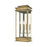 Livex Princeton 3 Light Outdoor Extra Large Wall Lantern, Brass/Clear - 20208-01