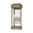 Livex Princeton 3 Light Outdoor Extra Large Wall Lantern, Brass/Clear