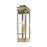 Livex Princeton 3 Light Outdoor Extra Large Wall Lantern, Brass/Clear