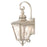 Livex Cambridge 2 Light Outdoor Wall Lantern, Nickel/Clear Water Glass - 2031-91