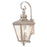 Livex Cambridge 3 Light Outdoor Wall Lantern, Nickel/Clear Water Glass - 2033-91