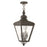 Livex Cambridge 3 Light Outdoor Pendant Lantern, Black/Clear Water - 2035-04