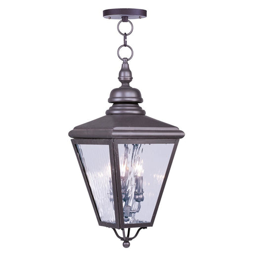 Livex Lighting Cambridge Outdoor Chain Hang, Bronze