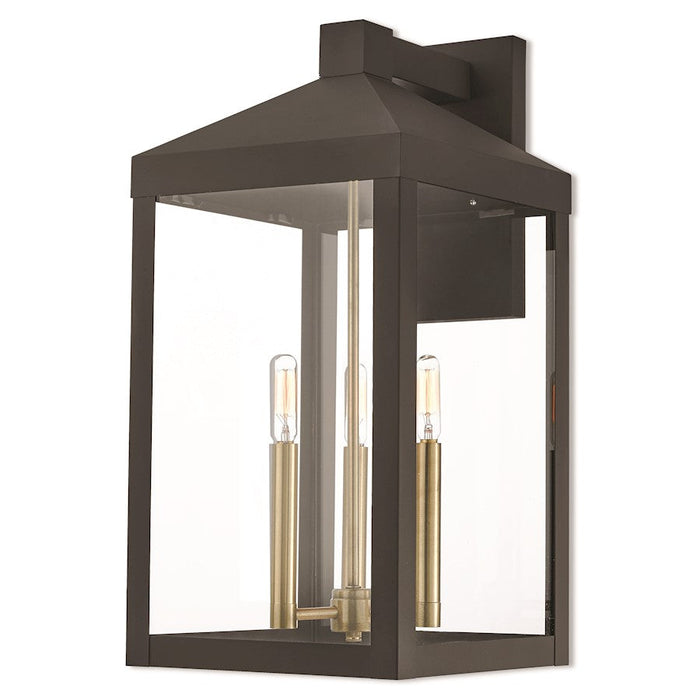 Livex Lighting Nyack 3 Light Outdoor Wall Lantern