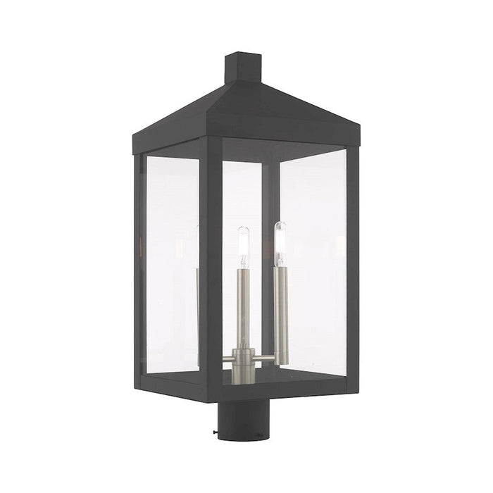 Livex Lighting Nyack 3 Light Outdoor Post Top Lantern