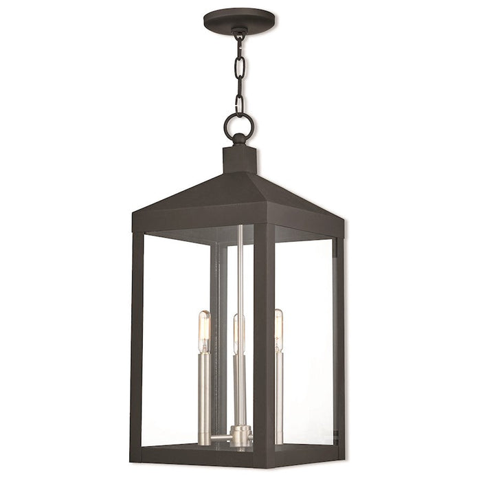 Livex Lighting Nyack 3 Light Outdoor Pendant Lantern