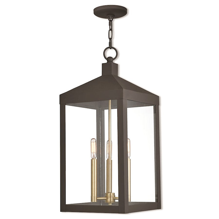 Livex Lighting Nyack 3 Light Outdoor Pendant Lantern