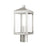 Livex Nyack 1 Light Outdoor Post Top Lantern , Brushed Nickel/Clear - 20590-91