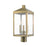 Livex Nyack 3 Light Outdoor Post Top Lantern , Antique Brass/Clear - 20592-01