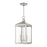 Livex Nyack 3 Light Outdoor Pendant Lantern, Brushed Nickel/Clear - 20593-91