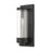 Livex Hillcrest 1 Light Outdoor Wall Lantern, Textured Black/Clear