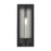 Livex Hillcrest 1 Light Outdoor Wall Lantern, Textured Black/Clear