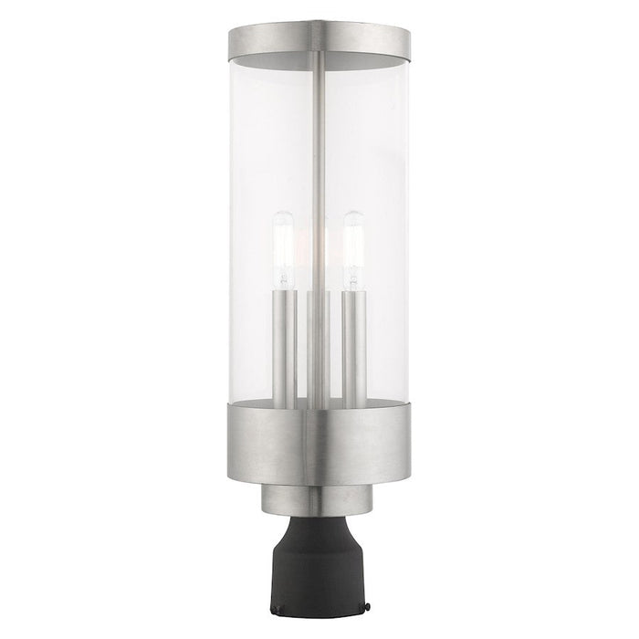 Livex Lighting Hillcrest 3 Light Outdoor Post Top Lantern