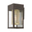 Livex Franklin 1 Light Outdoor Wall Lantern, Bronze/Gold/Nickel