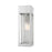 Livex Barrett 1 Light Outdoor 15" Wall Lantern, Nickel/Clear