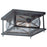 Livex Lighting Providence Outdoor Ceiling Mount, Charcoal