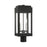 Livex York 2 Light Outdoor Post Top Lantern, Black - 21236-04