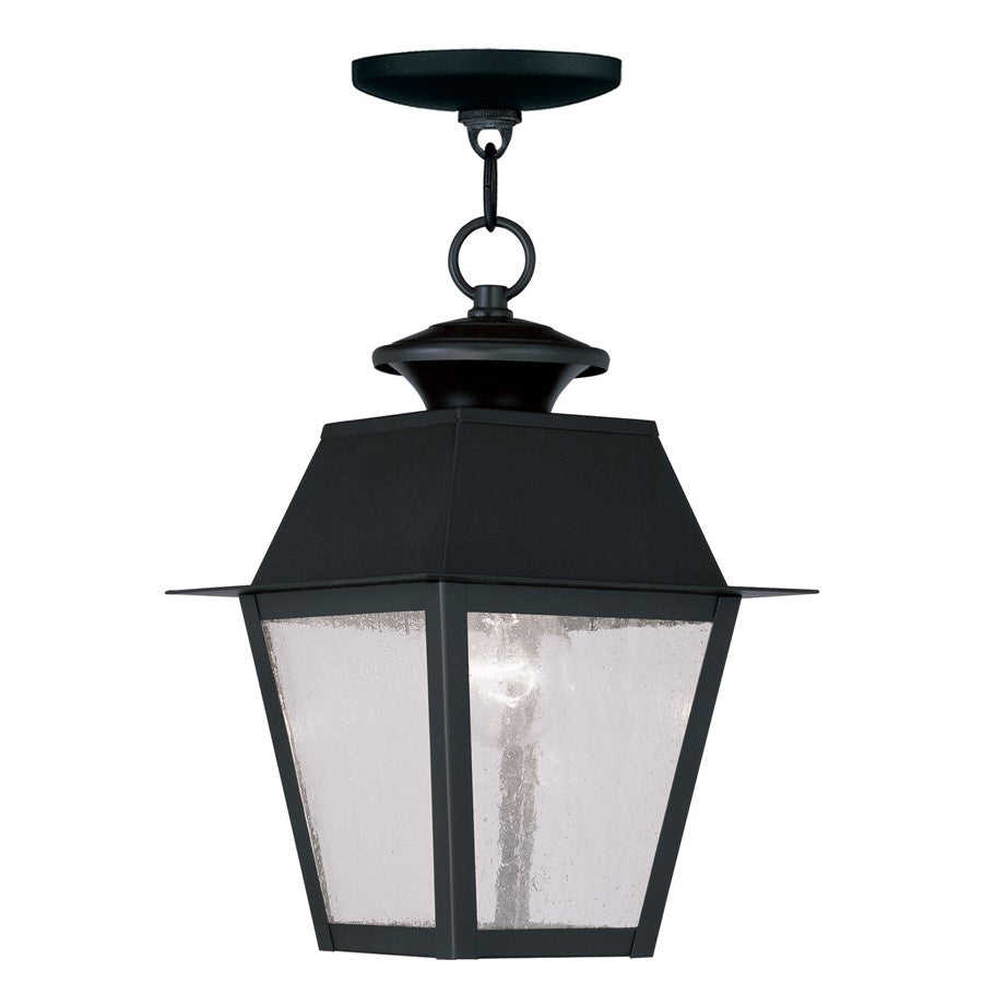 Livex Lighting Mansfield Outdoor Chain Hang, Black