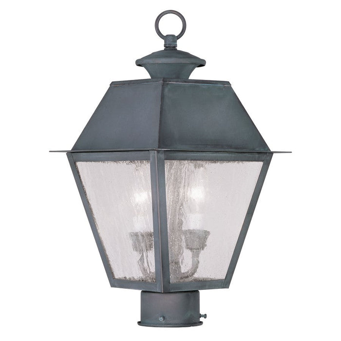 Livex Lighting Mansfield 2 Light Outdoor Post Head