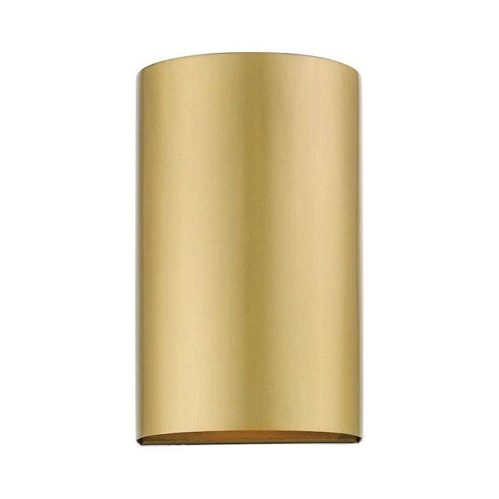 Livex Bond 1 Light Outdoor/Indoor ADA Small Sconce, Satin Gold - 22061-32