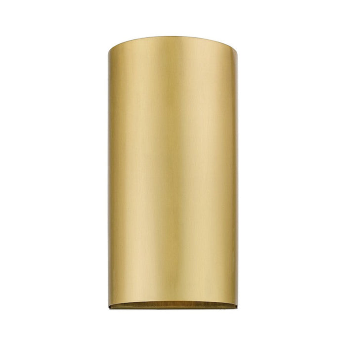 Livex Bond 1 Light Outdoor/Indoor ADA Medium Sconce, Satin Gold - 22062-32