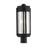 Livex Sheridan 2 Light Post Top Lantern, Black/Nickel Candles/Smoke - 22386-04