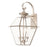 Livex Westover 3 Light Outdoor Wall Lantern, Nickel/Clear Beveled - 2381-91