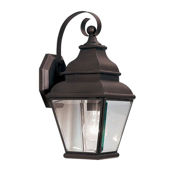 Livex Lighting Exeter 14" Outdoor Wall Lantern, Bronze