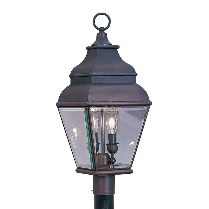 Livex Lighting Exeter Outdoor Post Head, Bronze