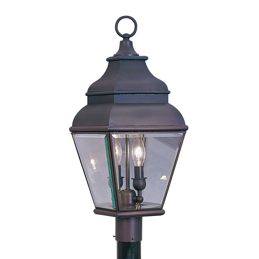 Livex Lighting Exeter Outdoor Post Head, Bronze